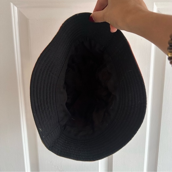 Vintage Y2K Tie Dye Orange Tan Bucket Hat‎ - Picture 4 of 4